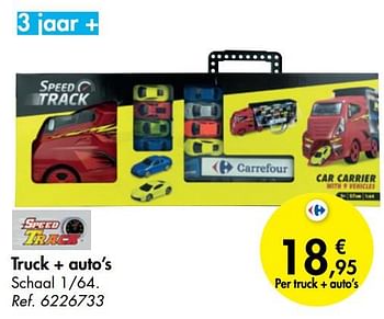 Promoties Truck + auto`s - Speed Track - Geldig van 23/10/2019 tot 06/12/2019 bij Carrefour