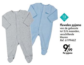 Promotion Carrefour Fluwelen Pyjama Tex Baby Bebe Grossesse Valide Jusqua 4 Promobutler