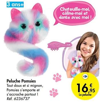 Promo Peluche Baby Paws chez Carrefour