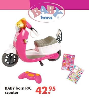 Promoties Baby born r-c scooter - Baby Born - Geldig van 28/10/2019 tot 06/12/2019 bij Europoint