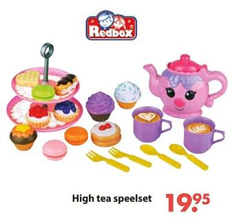 Promoties High tea speelset - Redbox - Geldig van 28/10/2019 tot 06/12/2019 bij Europoint