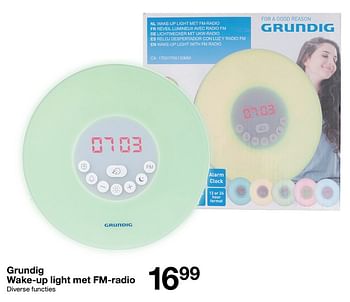 Zeeman Promotie Grundig Wake Up Light Met Fm Radio Grundig Verlichting Geldig Tot 08 11 19 Promobutler