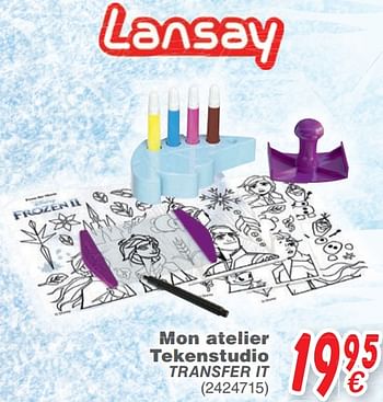 Promoties Mon atelier tekenstudio transfer it - Lansay - Geldig van 22/10/2019 tot 07/12/2019 bij Cora