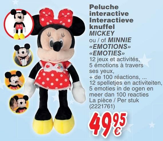 peluche minnie emotion