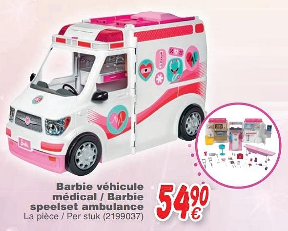 vehicule medical barbie