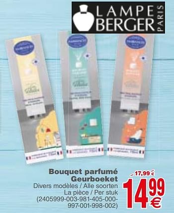 Promoties Bouquet parfumé geurboeket - Lampe Berger - Geldig van 29/10/2019 tot 09/11/2019 bij Cora