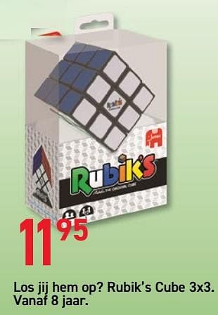 Promoties Los jij hem op? rubik`s cube 3x3 - Jumbo - Geldig van 28/10/2019 tot 06/12/2019 bij Multi-Land