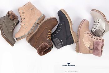 Promoties Winterse boots - Tom Tailor - Geldig van 01/11/2019 tot 17/11/2019 bij Bristol