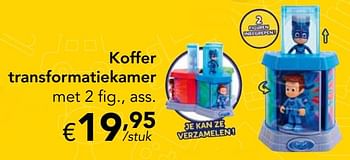 Promoties Koffer transformatiekamer - PJ Masks - Geldig van 28/10/2019 tot 31/12/2019 bij Happyland