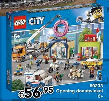 Promoties 60233 opening donutwinkel - Lego - Geldig van 28/10/2019 tot 31/12/2019 bij Happyland