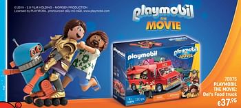 Promoties 70075 playmobil the movie: del`s food truck - Playmobil - Geldig van 28/10/2019 tot 31/12/2019 bij Happyland