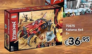 Promoties 70675 katana 4x4 - Lego - Geldig van 28/10/2019 tot 31/12/2019 bij Happyland