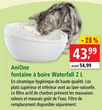 Anione Anione Fontaine A Boire Waterfall En Promotion Chez Maxi Zoo