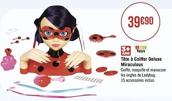 IMC Toys Tête À Coiffer De Luxe Miraculous Ladybug