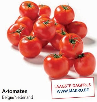 Promoties A-tomaten - Huismerk - Makro - Geldig van 06/11/2019 tot 19/11/2019 bij Makro