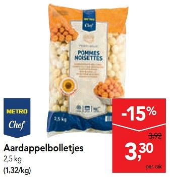 Promotions Aardappelbolletjes - Produit maison - Makro - Valide de 06/11/2019 à 19/11/2019 chez Makro