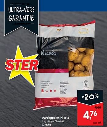 Promoties Aardappelen nicola - Huismerk - Makro - Geldig van 06/11/2019 tot 19/11/2019 bij Makro