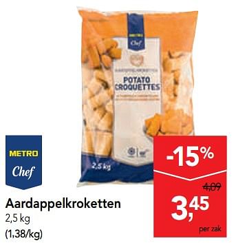 Promoties Aardappelkroketten - Huismerk - Makro - Geldig van 06/11/2019 tot 19/11/2019 bij Makro