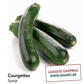 Promoties Courgettes - Huismerk - Makro - Geldig van 06/11/2019 tot 19/11/2019 bij Makro