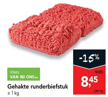 Promoties Gehakte runderbiefstuk - Huismerk - Makro - Geldig van 06/11/2019 tot 19/11/2019 bij Makro