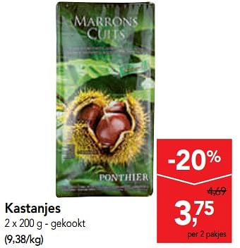 Promoties Kastanjes - Huismerk - Makro - Geldig van 06/11/2019 tot 19/11/2019 bij Makro