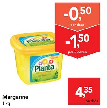 Promoties Margarine - Planta - Geldig van 06/11/2019 tot 19/11/2019 bij Makro