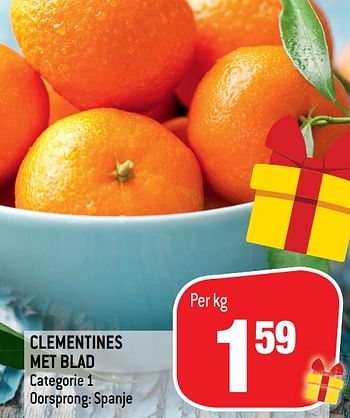 Promoties Clementines met blad - Huismerk - Smatch - Geldig van 30/10/2019 tot 12/11/2019 bij Smatch