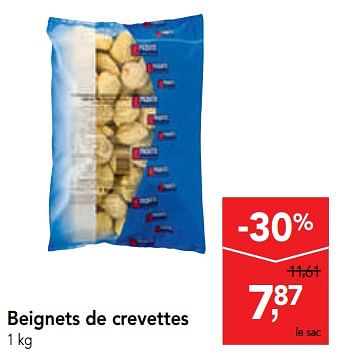 Promotions Beignets de crevettes - Produit maison - Makro - Valide de 06/11/2019 à 19/11/2019 chez Makro