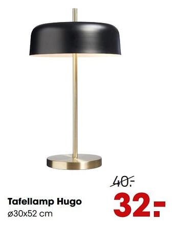 Promoties Tafellamp hugo - Huismerk - Kwantum - Geldig van 11/11/2019 tot 24/11/2019 bij Kwantum