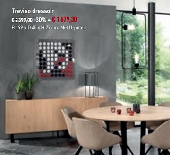 Promoties Treviso dressoir - Bristol - Geldig van 30/10/2019 tot 23/11/2019 bij Overstock
