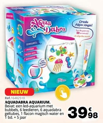 Promoties Aquadabra aquarium - Huismerk - Maxi Toys - Geldig van 01/10/2019 tot 08/12/2019 bij Maxi Toys