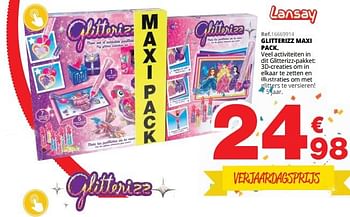 Promotions Glitterizz maxi pack - Lansay - Valide de 01/10/2019 à 08/12/2019 chez Maxi Toys