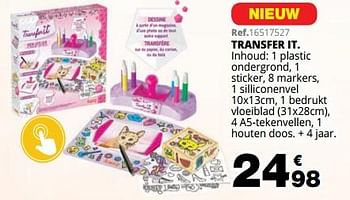 Promoties Transfer it - Huismerk - Maxi Toys - Geldig van 01/10/2019 tot 08/12/2019 bij Maxi Toys