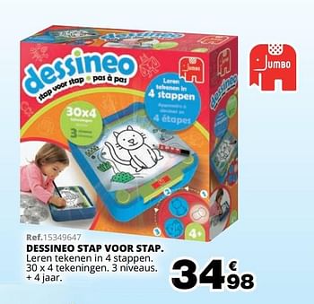 Promotions Dessineo stap voor stap - Jumbo - Valide de 01/10/2019 à 08/12/2019 chez Maxi Toys