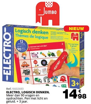 Promoties Electro, logisch denken - Jumbo - Geldig van 01/10/2019 tot 08/12/2019 bij Maxi Toys