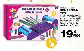 Promoties Kralencreaties - Tapioca - Geldig van 01/10/2019 tot 08/12/2019 bij Maxi Toys