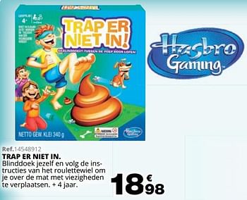 Promoties Trap er niet in - Hasbro - Geldig van 01/10/2019 tot 08/12/2019 bij Maxi Toys