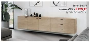 Promoties Buffet strato - Bristol - Geldig van 30/10/2019 tot 23/11/2019 bij Overstock