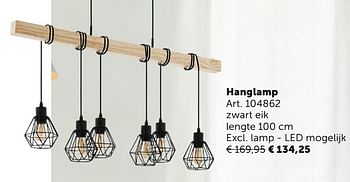 Promoties Hanglamp - Huismerk - Zelfbouwmarkt - Geldig van 05/11/2019 tot 02/12/2019 bij Zelfbouwmarkt