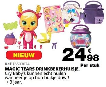 Promotions Magic tears drinkbekerhuisje - IMC Toys - Valide de 01/10/2019 à 08/12/2019 chez Maxi Toys