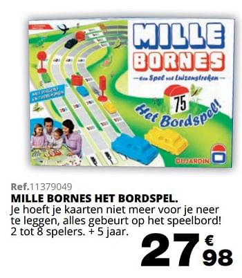 Promotions Mille bornes het bordspel - Dujardin - Valide de 01/10/2019 à 08/12/2019 chez Maxi Toys