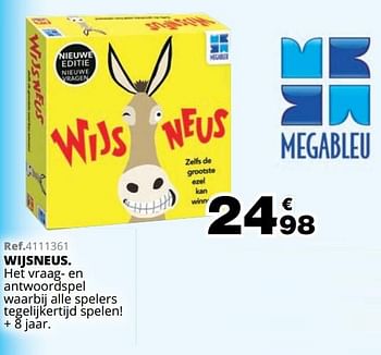 Promoties Wijsneus - Megableu - Geldig van 01/10/2019 tot 08/12/2019 bij Maxi Toys
