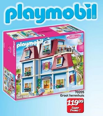 Promoties 70205 groot herenhuis - Playmobil - Geldig van 28/10/2019 tot 06/12/2019 bij Vavantas