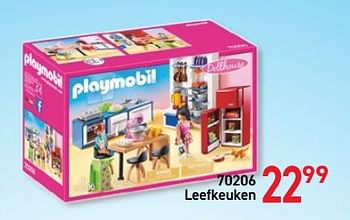 Promoties 70206 leefkeuken - Playmobil - Geldig van 28/10/2019 tot 06/12/2019 bij Vavantas