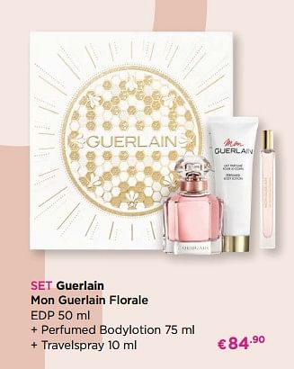 Promoties Set guerlain mon guerlain florale edp - Guerlain - Geldig van 28/10/2019 tot 17/11/2019 bij ICI PARIS XL