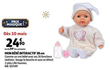 One Two Fun Mon Bebe Interactif En Promotion Chez Auchan Ronq