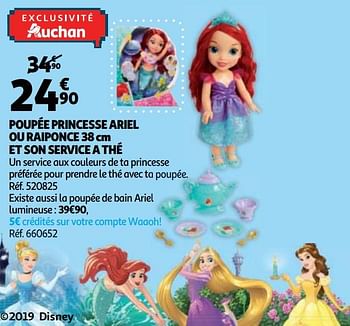Promo Disney poupée disney princesses 38 cm chez Intermarché