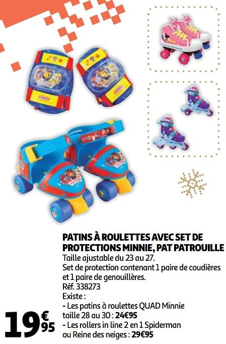 Stamp Patins roulettes avec set de protections minnie pat