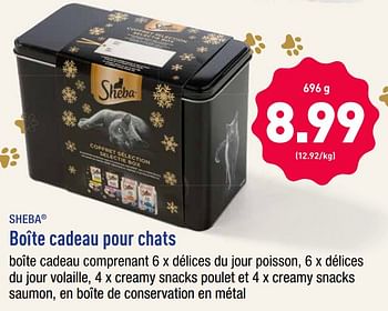 Promotion Aldi Boite Cadeau Pour Chats Sheba Animaux Accessoires Valide Jusqua 4 Promobutler