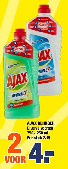 Promoties Ajax reiniger - Ajax - Geldig van 04/11/2019 tot 17/11/2019 bij Big Bazar
